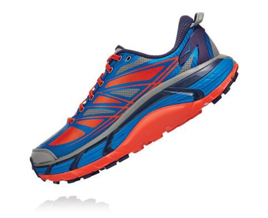 Hoka One One Mafate Speed 2 Trailskor Herr - Blå - QJYAF-7453